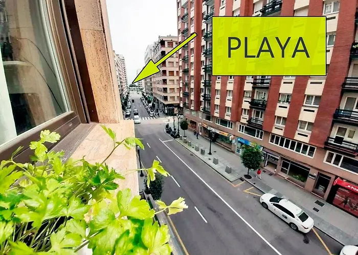 Ideal Parejas, Centrico Y Playa - Mejores Servicios Cerca Appartement Gijón